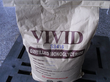 DMG GMS Monoglycérides distillés Glycéryl monostearate E471 Émulsifiant 95% Additif alimentaire